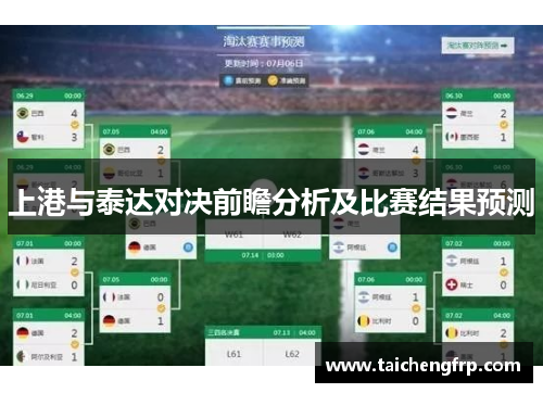 上港与泰达对决前瞻分析及比赛结果预测